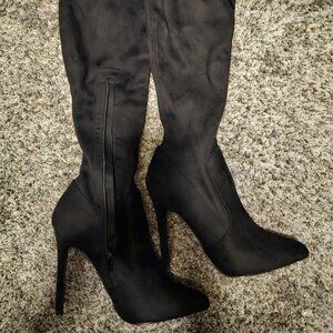 Lulus nattie over the knee boot 7.5